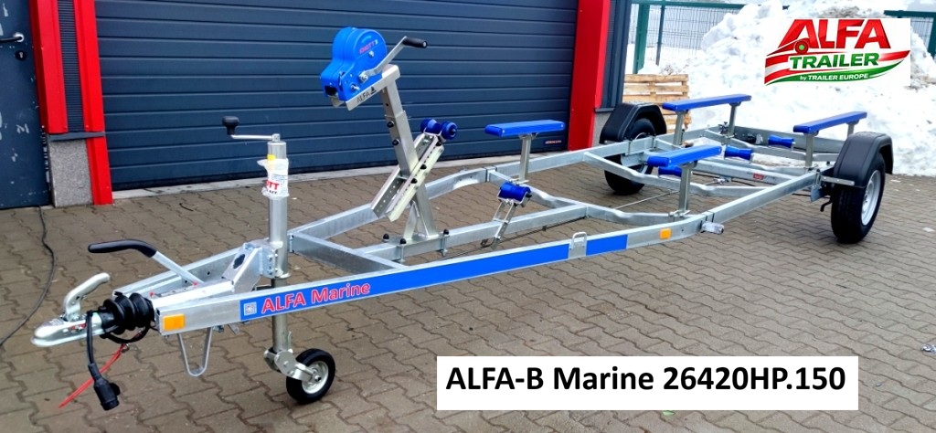 ALFA-B Marine 26420 fékes csónakszállítók 6,40m/21″ lábig