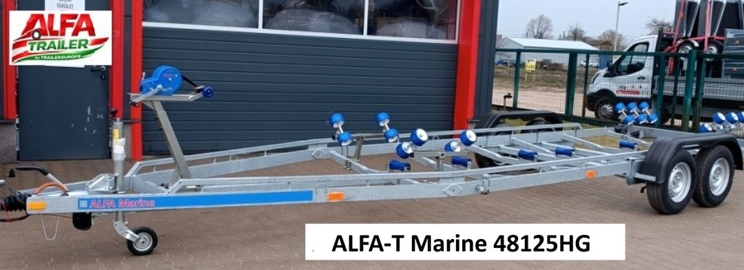 ALFA-T Marine 48125 fékes csónakszállítók 8,10m /27″ lábig