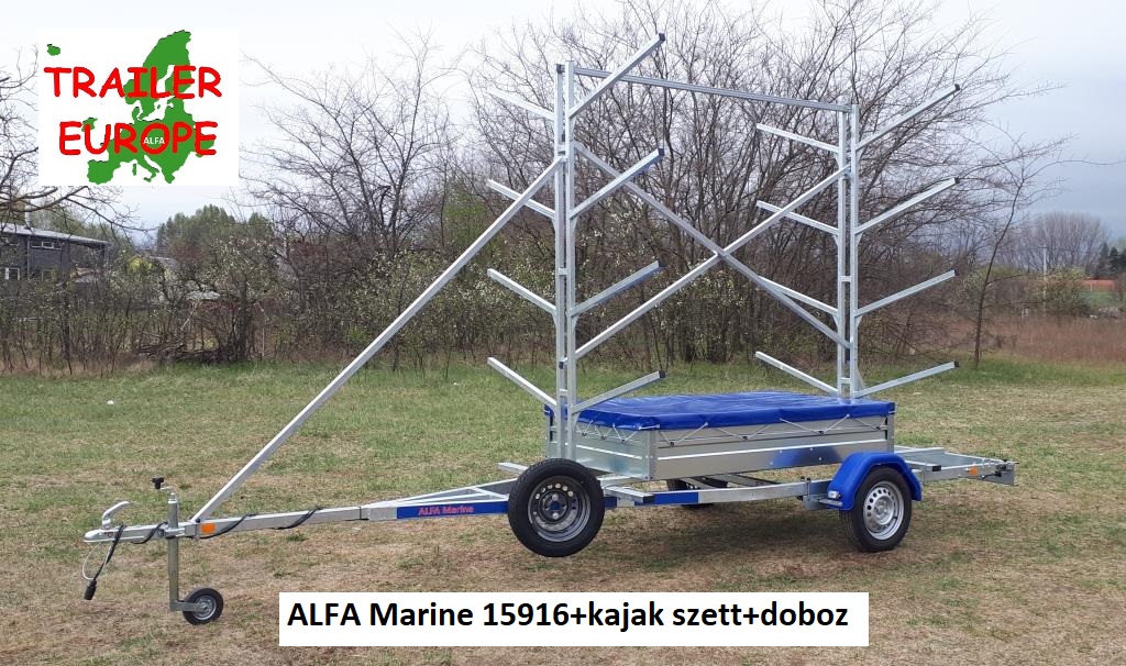 ALFA Marine 15916 kajak/kenu szállító + doboz