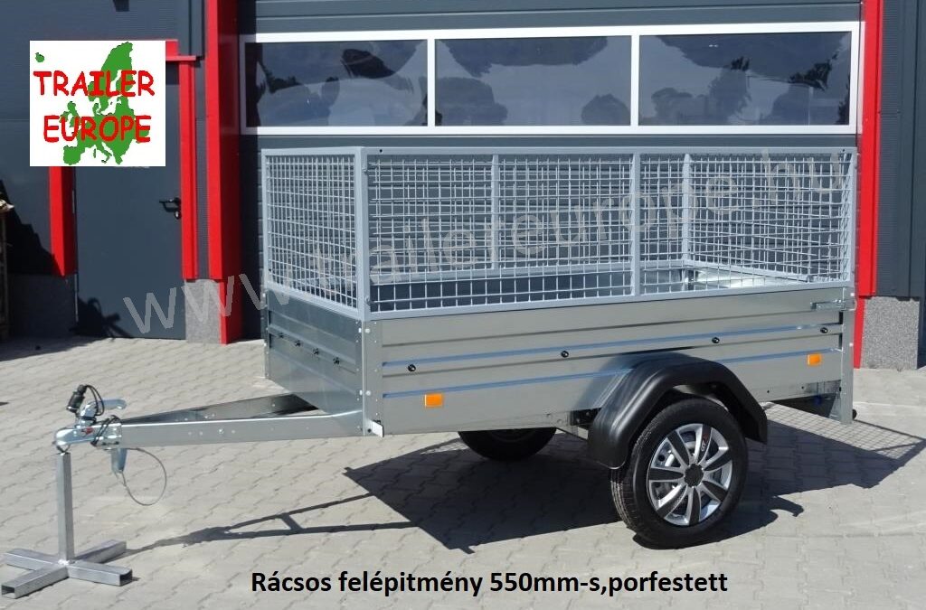 Rácsos felépítmény, 550 mm magas