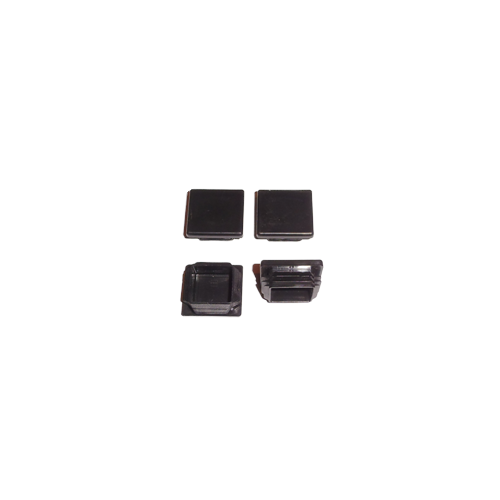 Négyszögdugó 35x35mm, 4db/csomag, fekete (O5867)