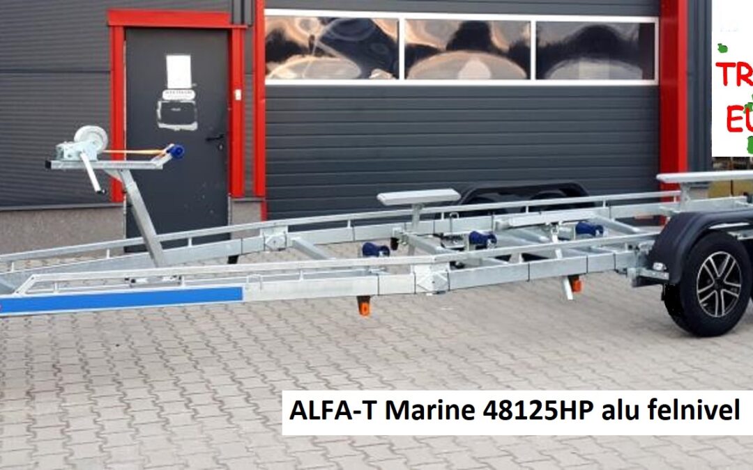 ALFA-T Marine kéttengelyes fékes csónakszállítók 8,50m/28” láb-ig